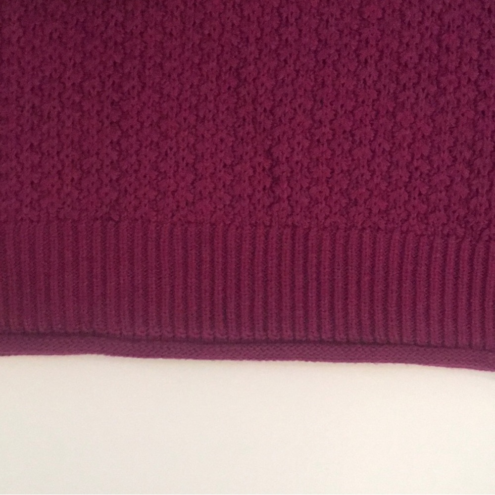 Universal Thread Cable Knit Purple Sweater Size M - image 5